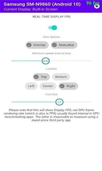 Display FPS帧率显示器截图2
