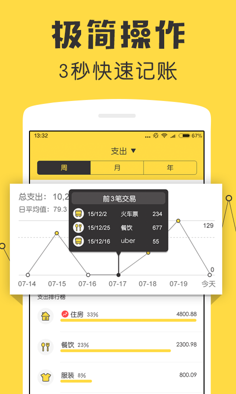 鲨鱼记账app截图2